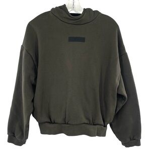 Essentials x Fear Of God Dark Green Hoodie Sweatshirt Size XXS